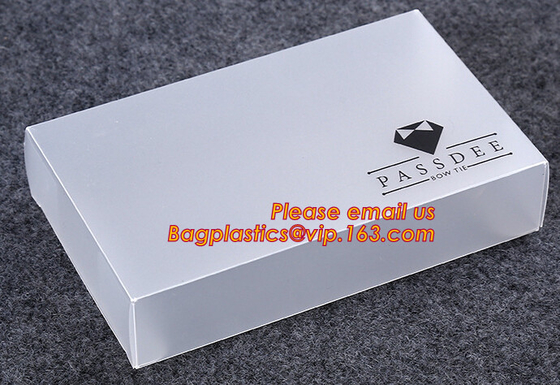 Clear PVC Hard Plastic Packaging Box, PET Uv Offset Printing Multicolor Transparent Gift Display Design Craft