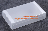 Clear PVC Hard Plastic Packaging Box, PET Uv Offset Printing Multicolor Transparent Gift Display Design Craft