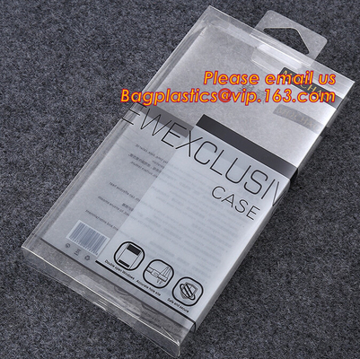 Clear PVC Hard Plastic Packaging Box, PET Uv Offset Printing Multicolor Transparent Gift Display Design Craft