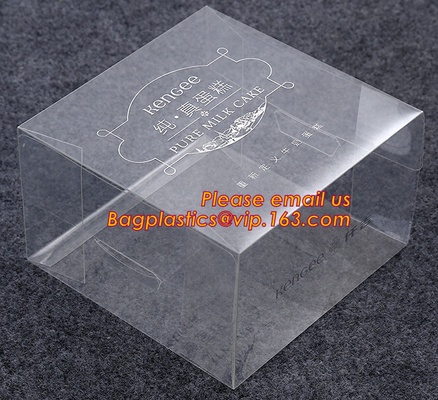 Folding PVC Clear Plastic Box, Custom Design Clear Plastic Box , PVC Packaging Box , Plastic Packaging Box