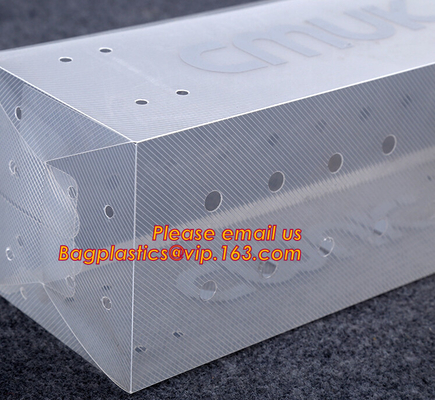 Folding PVC Clear Plastic Box, Custom Design Clear Plastic Box , PVC Packaging Box , Plastic Packaging Box