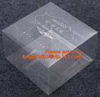 Oem Clear Plastic Soft Crease Folding Box For Brush Packaging, Plastic Boxes PVC Plastic Rectangle Fold Box Packaging PV