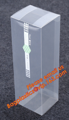 frosted plastic box with hanging hole, Plastic folding box custom PET/PVC/PS folding box