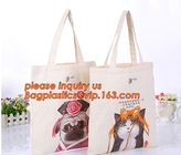 Handle Bag 100% Cotton Shoulder Bag,New design cheap printed shopping black tote bag cotton canvas handle with price