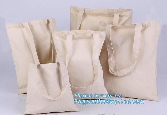 Promotional wholesale custom natural handled organic plain cotton tote bag, cotton shopping bag, cotton bags bagplastics