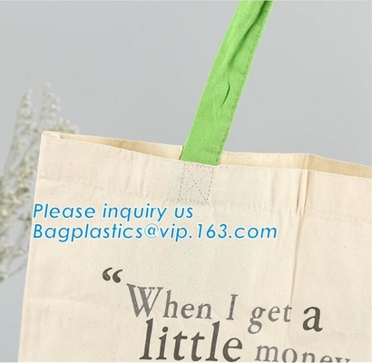 durable wax rope handle cotton tote bag，Cheap Wholesale Handle Shopping Bag Colorful Canvas Cotton Tote Bag bagease pac