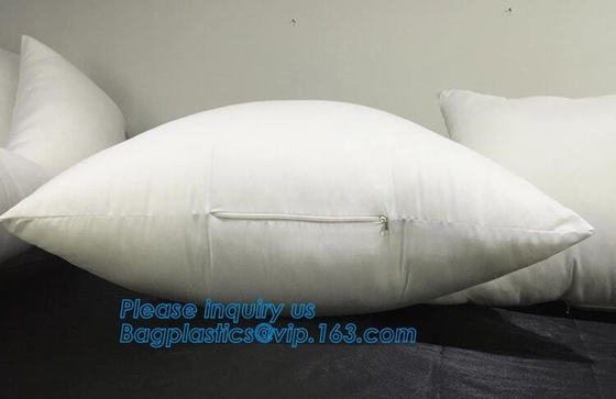 Square custom wholesale pillow insert,white square vacuum package pillow cushion inserts,PP cototon wholesale pillow cus