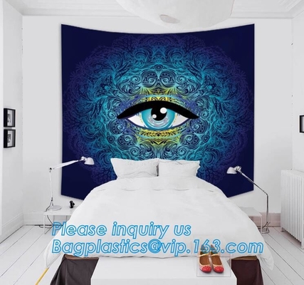 wholesale Digital Printed Cactus Tapestry Custom Print home decor mandala bohemian wall hangings tapestry bagease packag