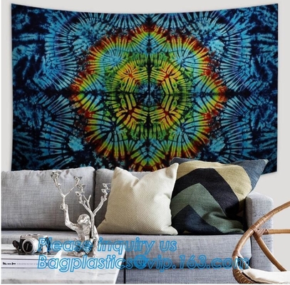 wholesale Digital Printed Cactus Tapestry Custom Print home decor mandala bohemian wall hangings tapestry bagease packag