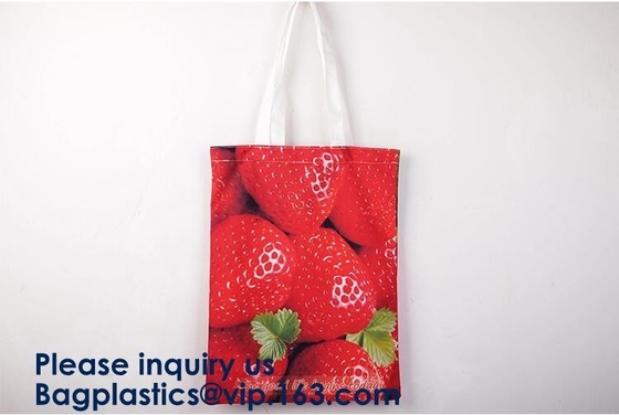 Promotional White Handled Style Printed Organic White Cotton Fabric Garment Bag,Heavy Duty 100% Cotton Canvas Tote Bag H