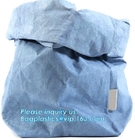 Dupont Tote Promotionalneoprene satin tyvek drawstring bag, customized elegant Tyvek bag, Tyvek Paper Bag, Dupont Paper