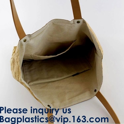 Recyclable Customized Printing Handbag Brown Tyvek Tote Bag Natural Tyvek Paper Shopping Bag, Bagease, Bagplastics