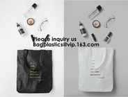 Eco Friendly Reusable Waterproof Tyvek Passport Holder Packing Cubes Toiletry kit Backpack Tote Bag Travel Accessories