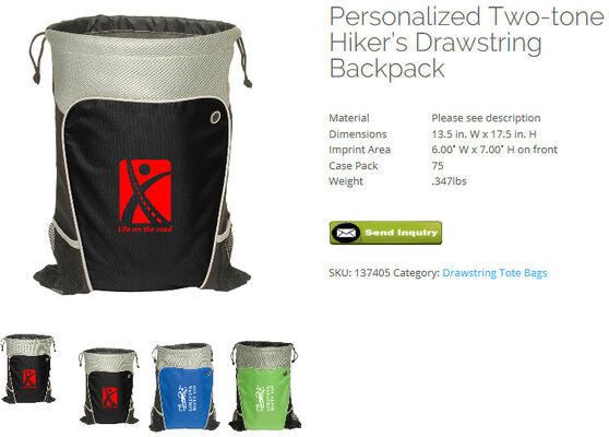 BAGEASE.CN Hiker'S A Sling Nylon Drawstring Backpack Zip Pouch String A Sling,Liberty Bag Water-Resistant Drawstring