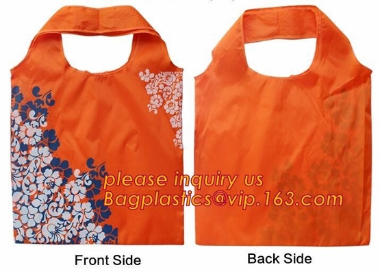 Vegetable Durable Heavy Duty Oxford Polyester XLARGE CAPACITY T-Shirt 201D Polyester Eco Shopping Big Tote Bag