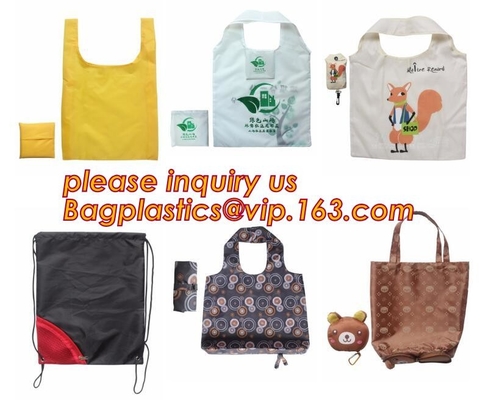 Foldable Grocery Totes, Pocket Eco Friendly Polyester Waterproof And Lightweight Sturdy Machine Washable Cloth Bags