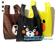 Grocery Tote Bags Foldable Into Attached Pouch, Waterproof Reusable Gift Bags, Washable, Durable And Lightweight