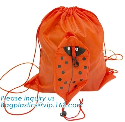 Promotional Sports Gym Sack Polyester Drawstring Bag With Logo Printed,pouch design sublimation printing polyester shopp
