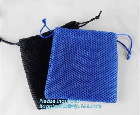 Clear view Mesh material Softback Type and Camping Hiking Use sport backpack,Sports Mesh Bag Drawstring Backpack for Soc