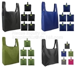 Supermarket Cheap Recyclable Polyester Reusable Foldable Shopping Bag,Value Friendly Reusable Polyester Foldable Shoppin
