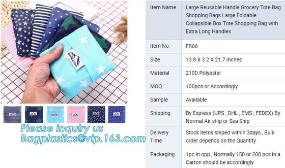 factory price custom cute animal design 190T polyester shopping bag foldable,reusable promotional folding foldable polye