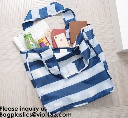 Foldable Handled Polyester Bag, Wholesale New Design Strawberry Polyester Nylon Bag,Reusable Foldable Polyester Carry Ba