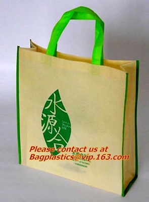 Eco Friendly Recyclable Grocery Non Woven Bag, Lamination Gift Non Woven Tote Bag Fabric Shopper promotional Bag