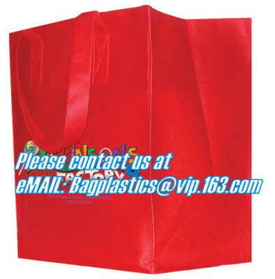 Eco lamination Non Woven Bag , Promotional Custom Laminated PP Non Woven Tote Shopping Bag, Textile Summer Shopping Non