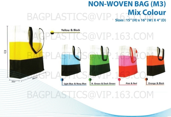 Eco lamination Non Woven Bag , Promotional Custom Laminated PP Non Woven Tote Shopping Bag, Textile Summer Shopping Non