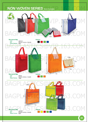 Eco-Friendly Customized Promotional Non Woven Bag/Non woven Shopping Bag/Laminated Non-woven Tote Bag, BAGPLASTICS, BAGE