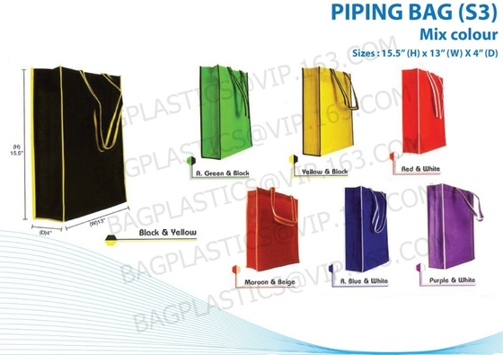 Wholesale recycle hand bag non woven bag, Custom colorful tote shopping non woven bag, Good quality Low price Grocery sh