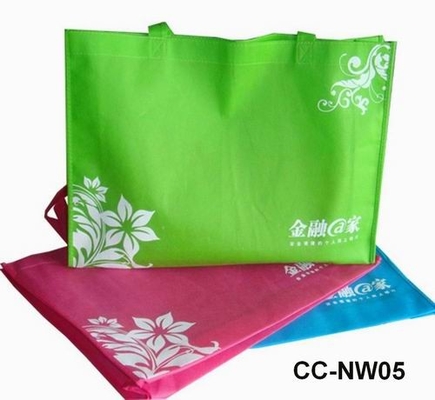 Wholesale price promotional customized recycled plain tote shopping non woven bag, Garment bag Drawstring bag PP Woven B
