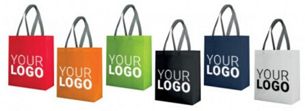 Customized Eco Friendly Non woven Reusable Laminated Non Woven Bag, Qualified Black and White Custom Printing Recyclable