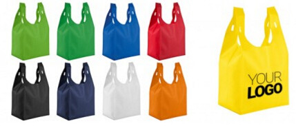 STRIPED GROCERY TOTE, eco-friendly, reusable, durable, recyclable and biodegradable,moistureproof, BAGEASE, PAC, PAK, PK