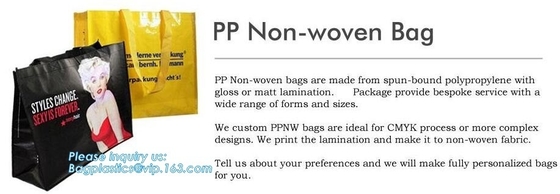 Custom Promotional Gift Foldable Printed Garment Cheap Tote Fabric Recyclable Non Woven Bag, bagplastics, bagease, pkg,