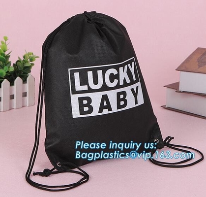 Fashion Eco Friendly Advertising Non Woven Drawstring Bag, Promotional pp non woven drawstring travel shoes bags, bageas