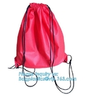 Wholesale Promotion Portable Gift Small Non Woven Drawstring Bag， Non woven drawstring pocket shoes bag , Clothes bag ,f