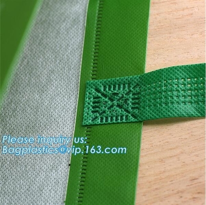 Cheap 100% New Recyclable Whole Bag Heat Sealed Machine Made PP Non Woven Bag with Strip, bagplastics, bagease, pak, pkg