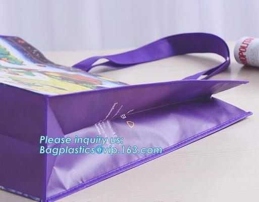 Promotional Custom Logo Printed Non Woven Bag, Non Woven Shopping Bag, Factory price rpet non woven bag black woven bag