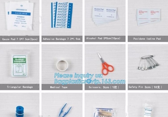 kit packing bags, emegency pack, fabric recycled fashion customized non woven bag, Non-woven Material and Handled Style
