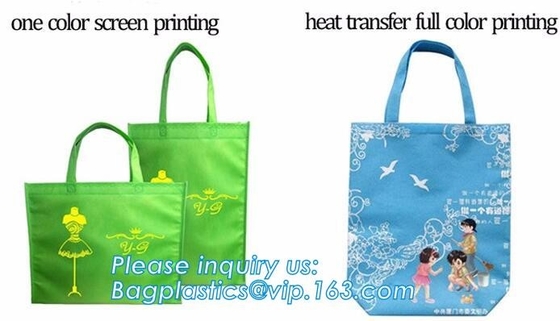 1. offer any type and size non woven bags 2. excellent shape and vivid printing effect 3. eco-friendly/green packaging o
