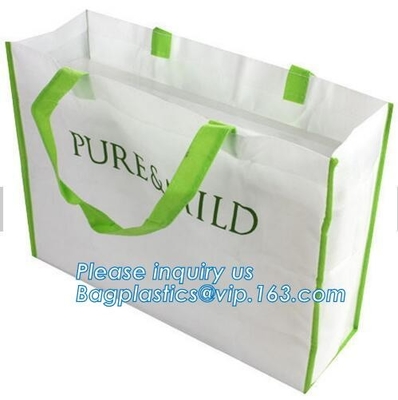 cheap recycled custom printing grocery tote shopping pp non woven bag non woven bag promotional fashion bag, bagease pac