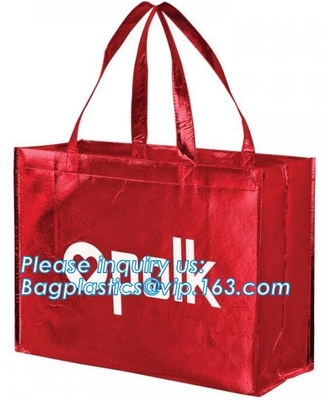 eco friendly non woven bag, Zip Lock Laminated PP non woven bag, Factory cheap promotion nonwoven shopping tote bag blan