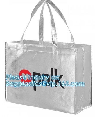 eco friendly non woven bag, Zip Lock Laminated PP non woven bag, Factory cheap promotion nonwoven shopping tote bag blan