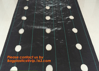 Garden Agricultural Weed Mat,Plastic Ground Cover, Weed Control Mat, pp woven grass mat, black woven pp fabric