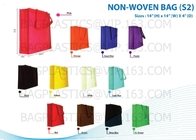 pp nonwoven bag, promotional recycled glossy laminated pp nonwoven shopping bag, Foldable Nonwoven Bag, nonwoven tote sh