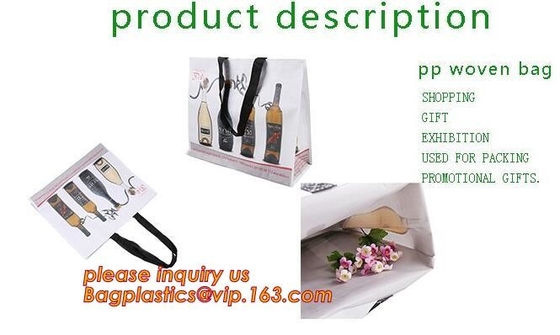 Eco-friendly cheap custom print supermarket PP woven shopping bag,Printed Cloth Christmas Supplier Pp Coated Clothing Sh
