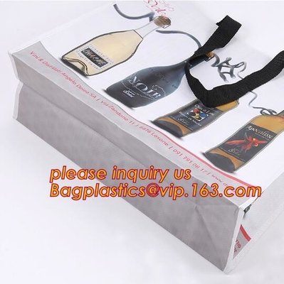 Eco-friendly cheap custom print supermarket PP woven shopping bag,Printed Cloth Christmas Supplier Pp Coated Clothing Sh