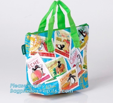 pp woven fabric bags, pp woven cooler bag, customized polyester material, non woven, oem silk screen printing, heat tran