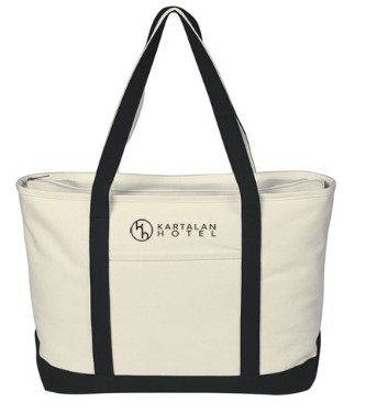 Button Closure Bag Boat Bags Pocket Zip Boat Bags Flat Tote Bags Allure Cosmetic Bags,Slide Pocket Tote Zipper Canvas Bo